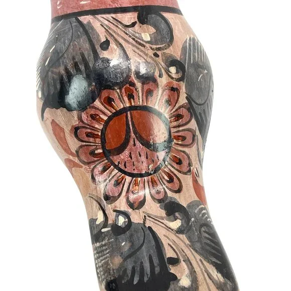 Tonala Mexico Pottery Hand Painted Toucan Ceramic Bird Folk Art Ceramic Vintage - Picture 4 of 12